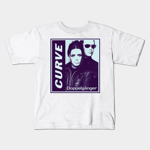 CURVE band - Fanmade Kids T-Shirt by fuzzdevil